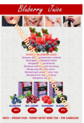 Blueberry Juice Anti Oxidant Tinggi